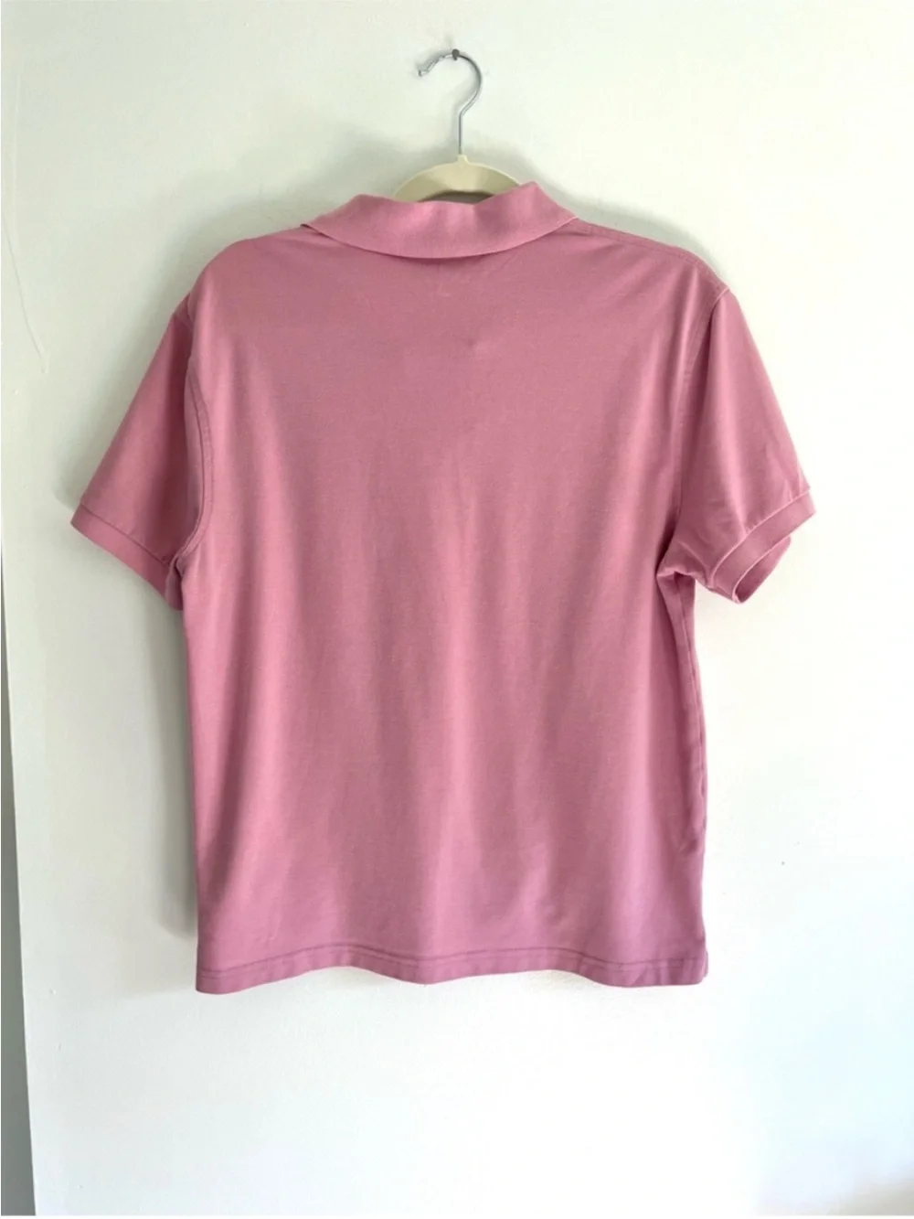 J. Crew Men's Dusty Bubblegum Pink Short Sleeve Flex Pique Polo Untucked Preppy